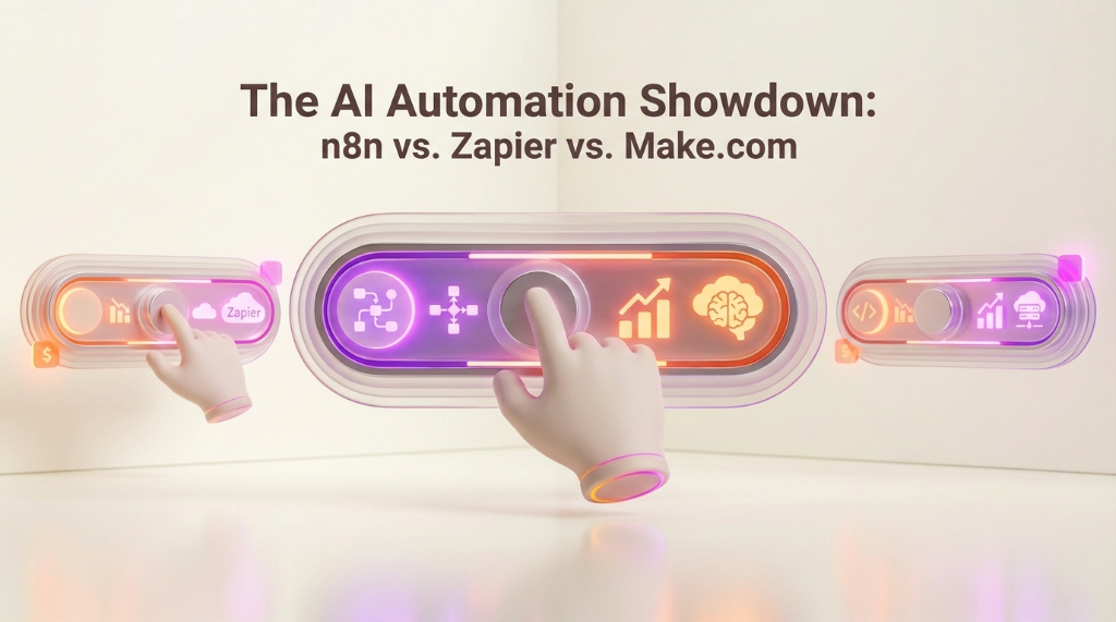n8n vs. Zapier vs. Make.com: The AI Automation Showdown (2026)