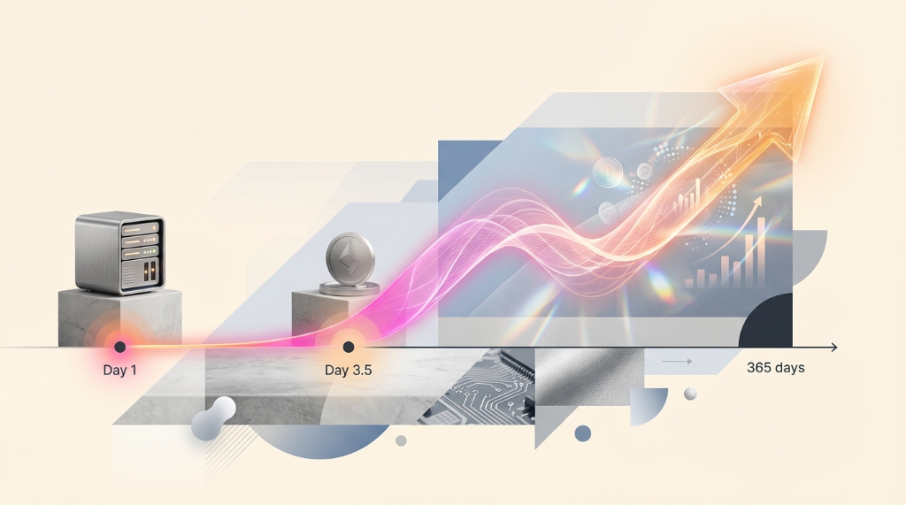Automation ROI Timeline Graph