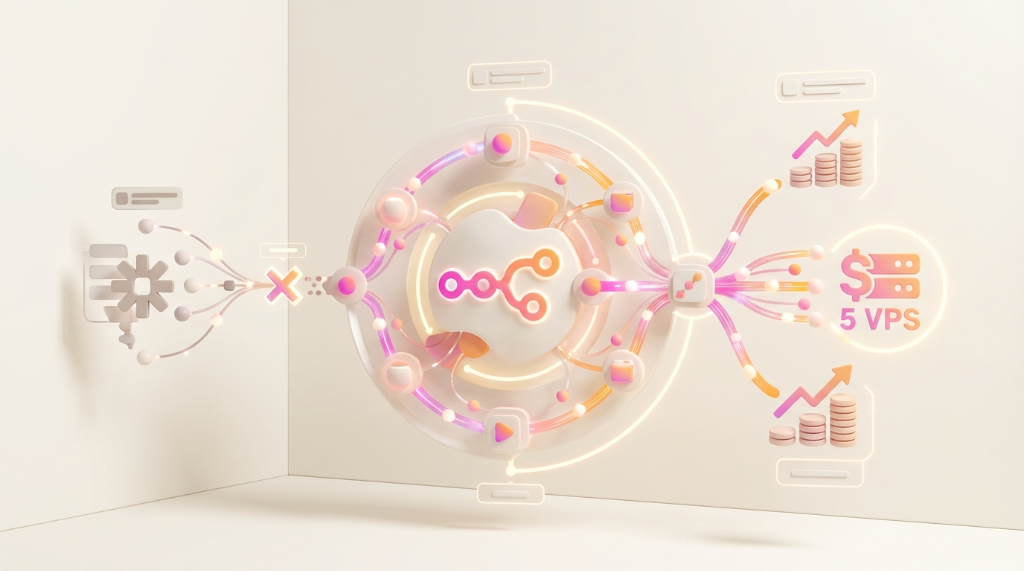 Stop Paying for Zapier: The Math Behind Running n8n on a $5 VPS