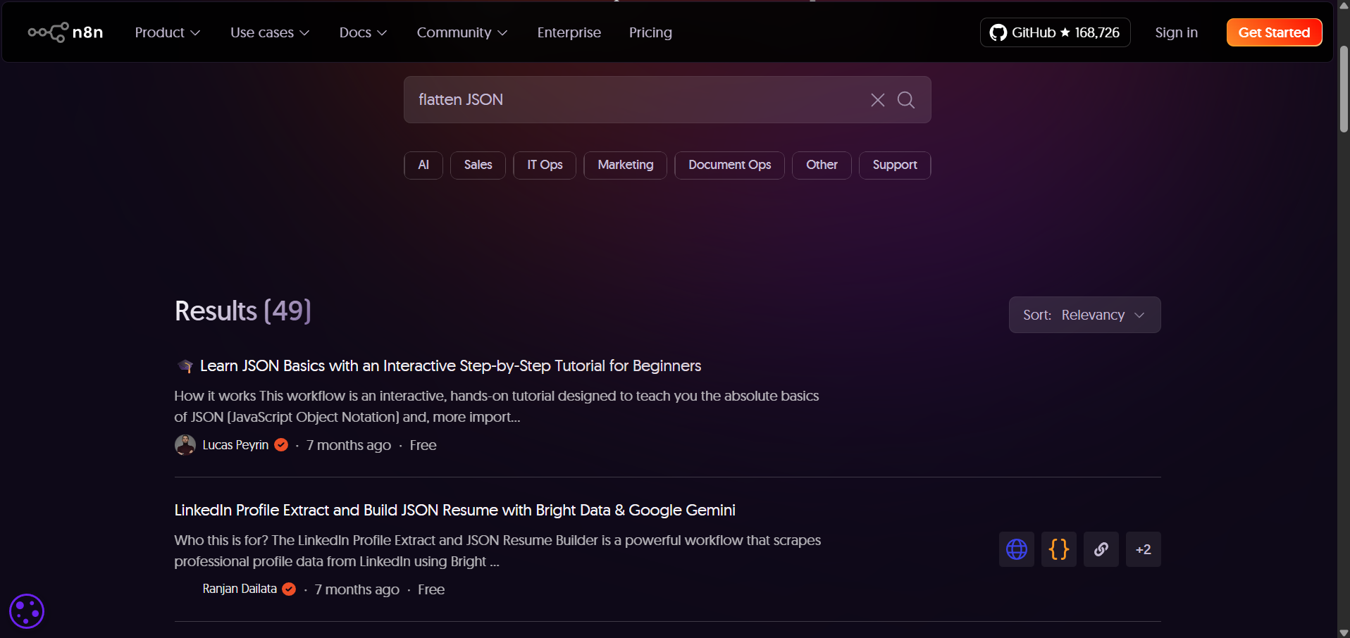 n8n Community Template Library